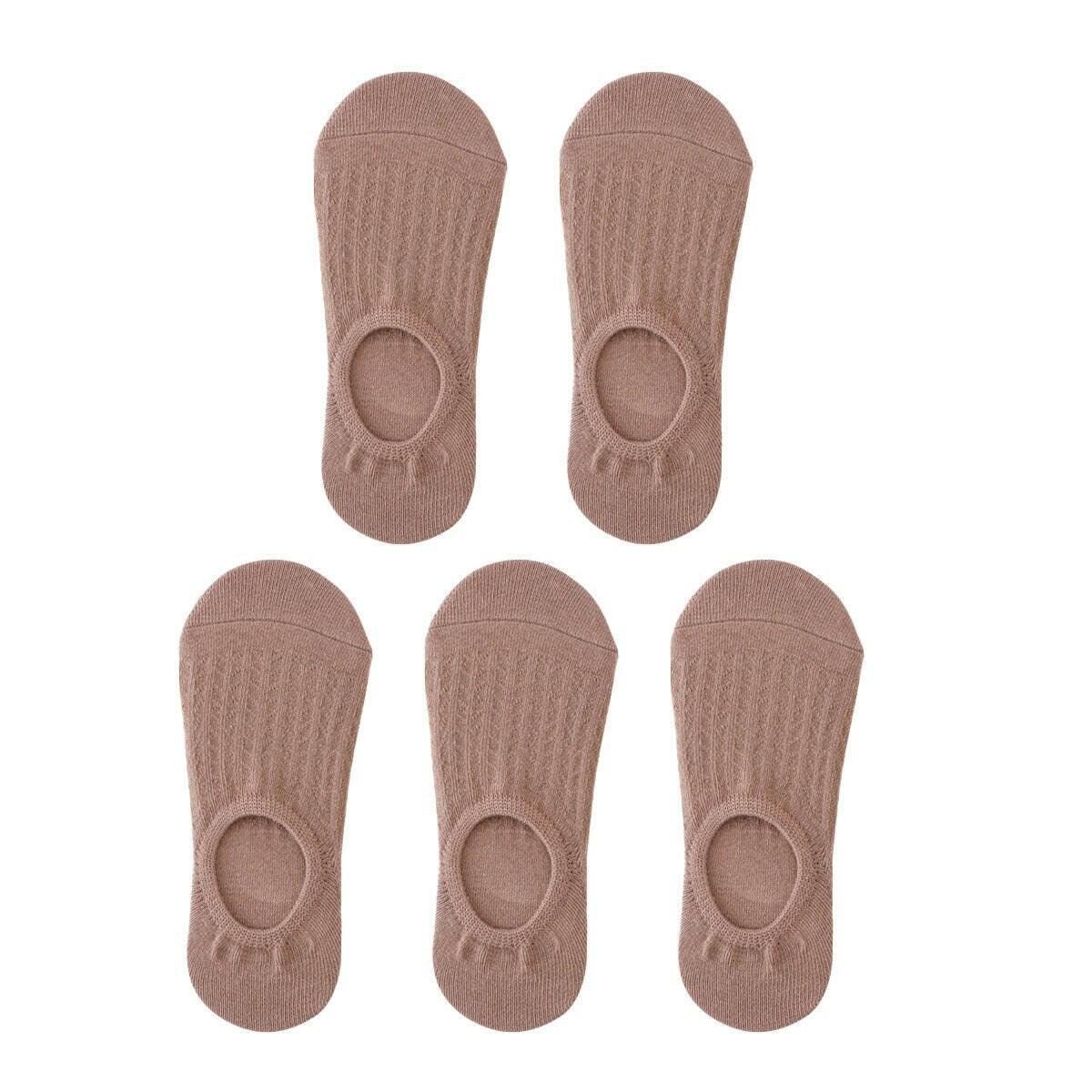 Women's Thin Mesh Boat Socks (5 pairs) The Nichole Collection