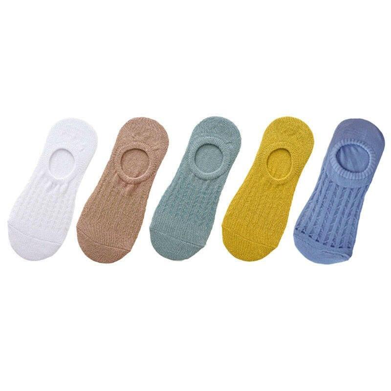 Women's Thin Mesh Boat Socks (5 pairs) The Nichole Collection
