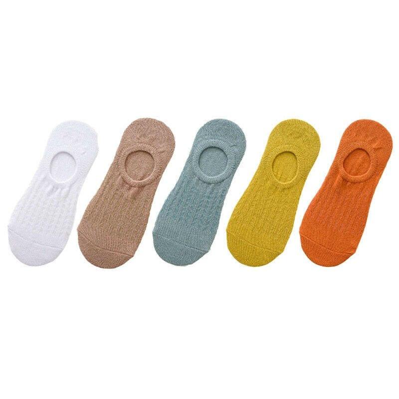 Women's Thin Mesh Boat Socks (5 pairs) The Nichole Collection