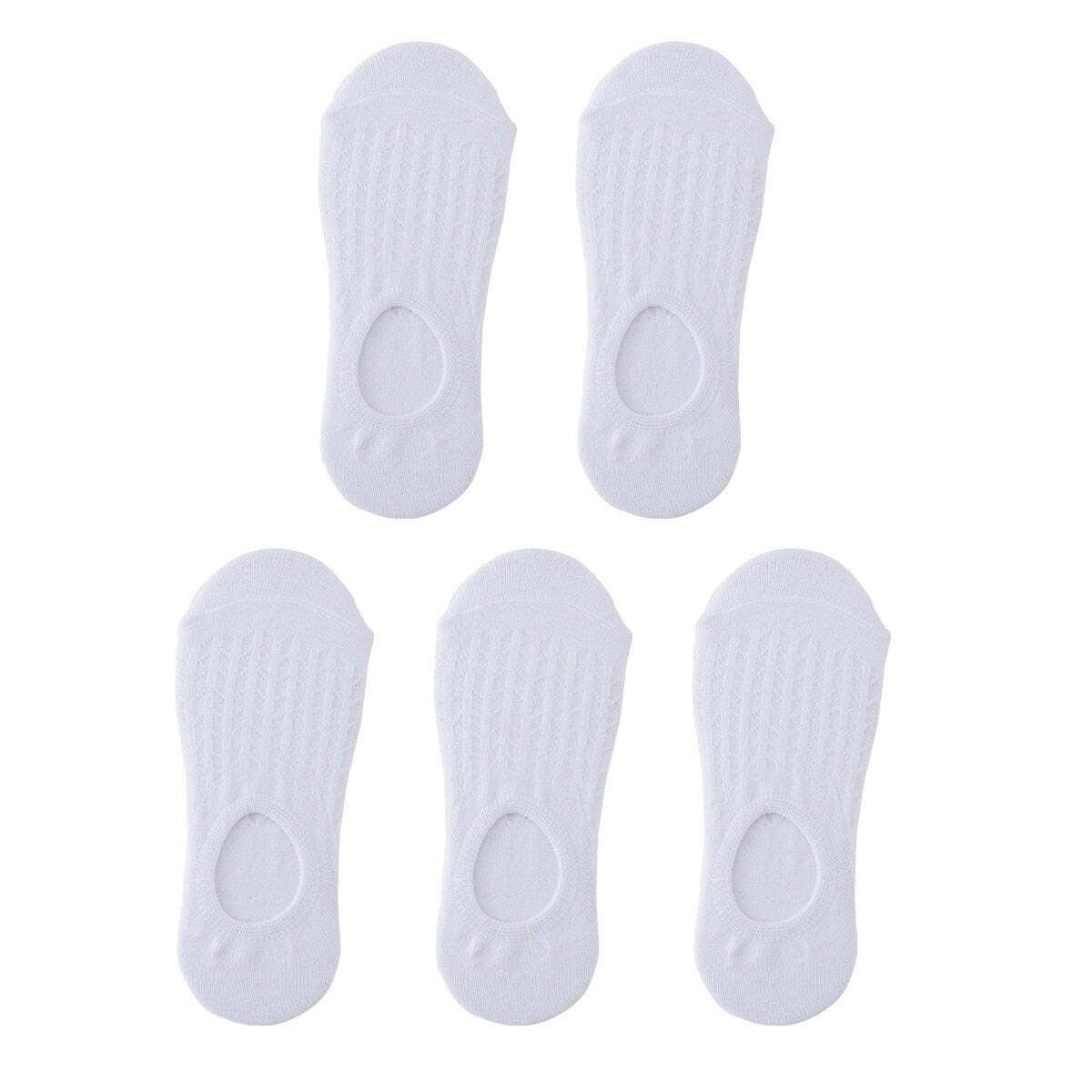 Women's Thin Mesh Boat Socks (5 pairs) The Nichole Collection