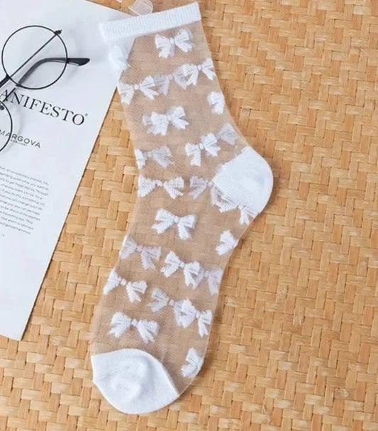 Women's Transparent Mesh Fishnet Short Socks 5 The Nichole Collection