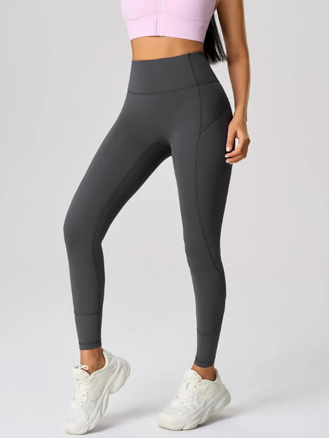 Women’s Winter High Waist Active Leggings Dark Gray / 4 The Nichole Collection