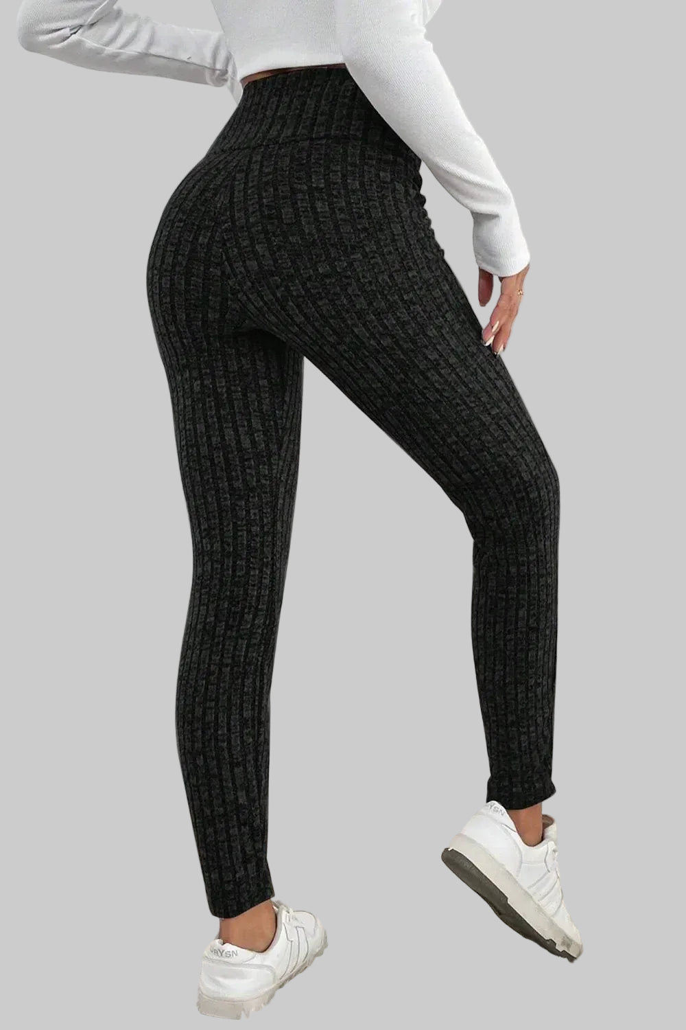 Women’s Winter High Waist Active Ribbed Leggings The Nichole Collection