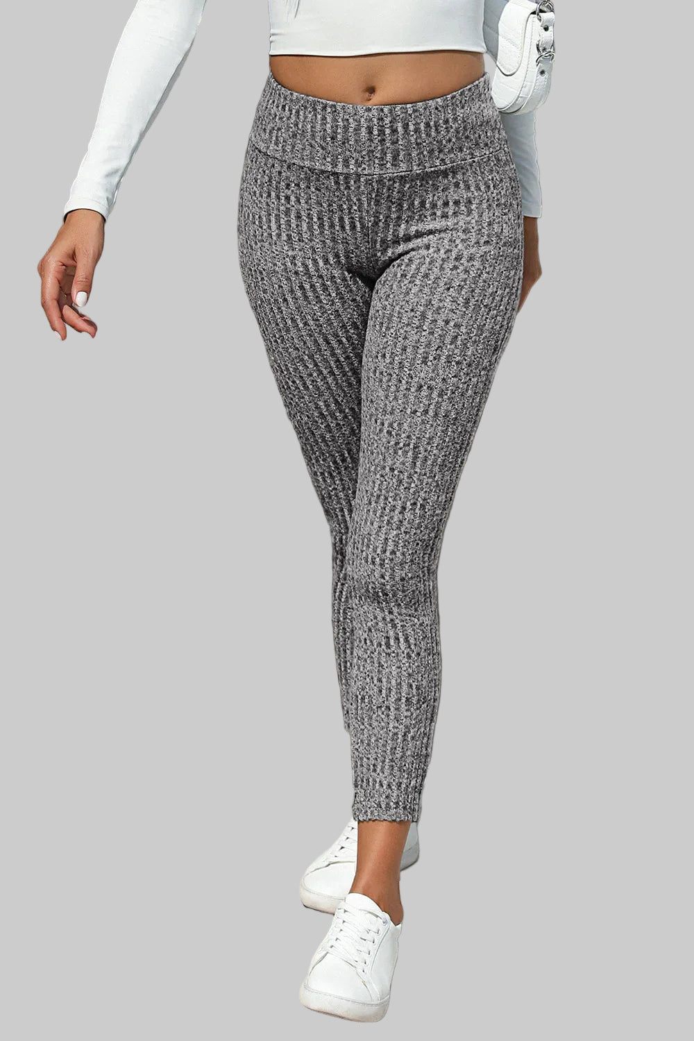 Women’s Winter High Waist Active Ribbed Leggings The Nichole Collection