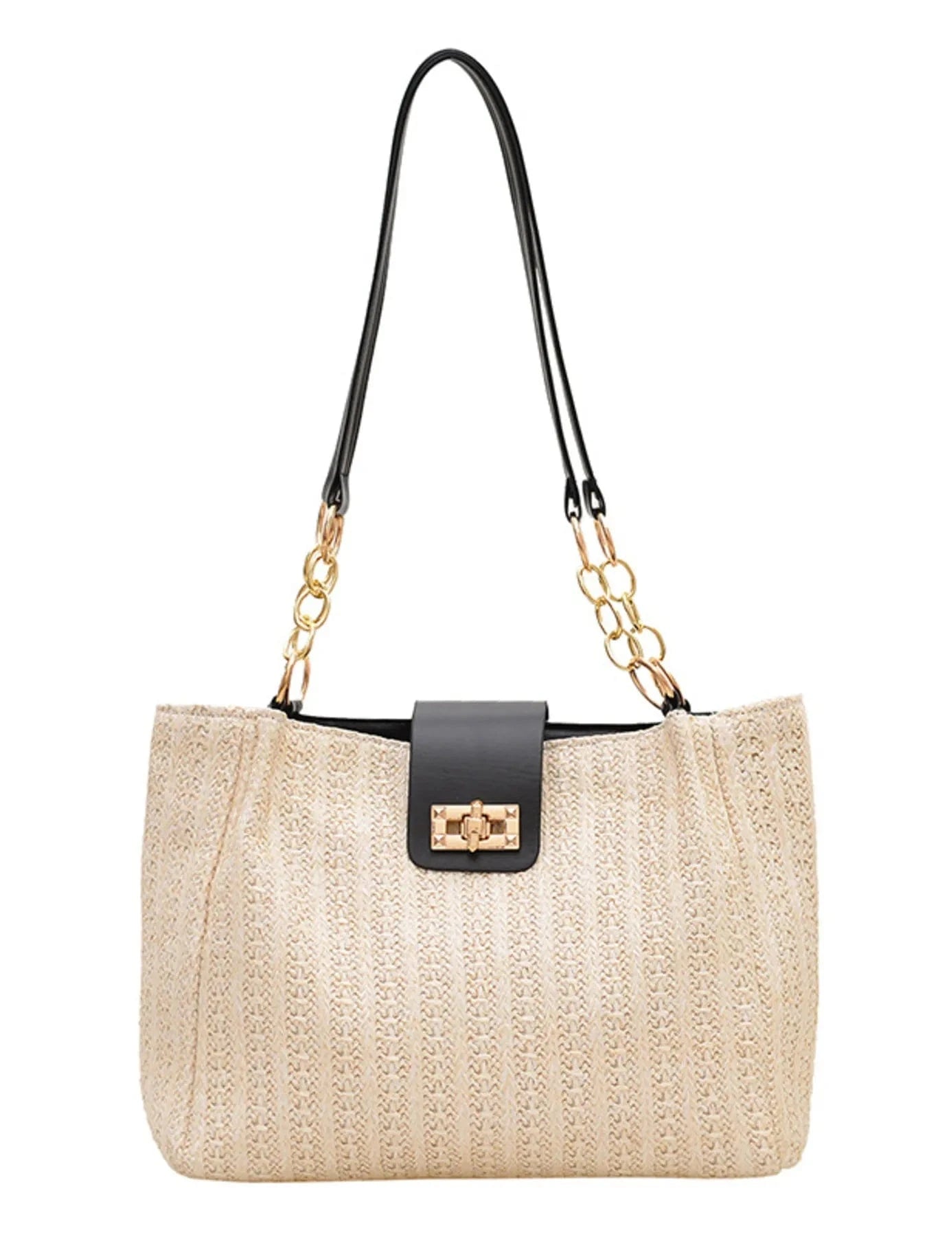 Woven Straw Shoulder Bag The Nichole Collection
