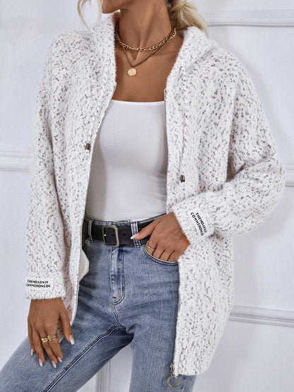 Zip-Up Hooded Sweater The Nichole Collection - Official Site