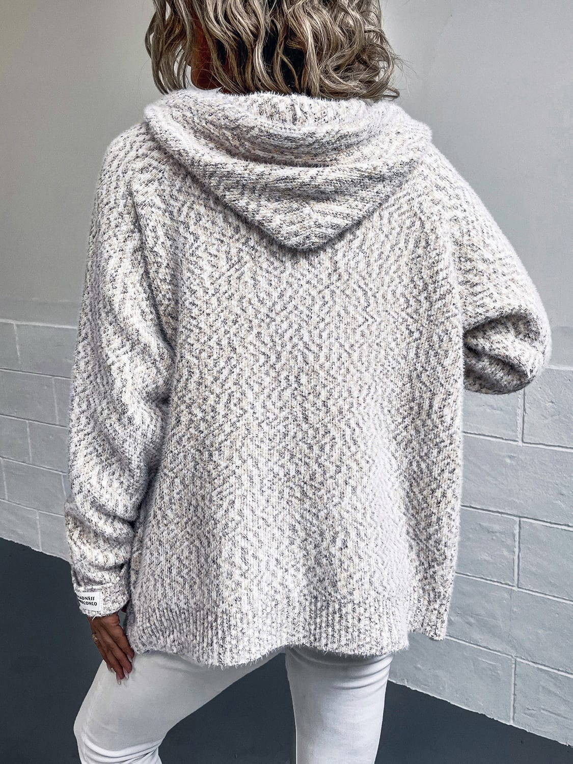 Zip-Up Hooded Sweater The Nichole Collection - Official Site