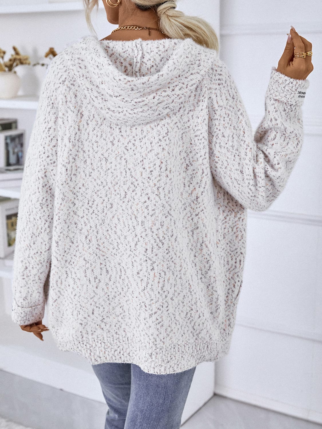 Zip-Up Hooded Sweater The Nichole Collection - Official Site