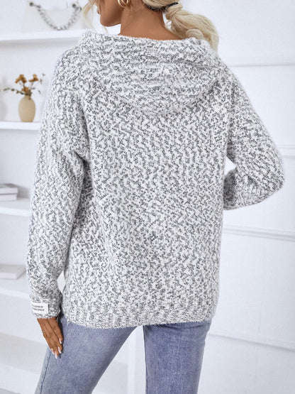 Zip-Up Hooded Sweater The Nichole Collection - Official Site