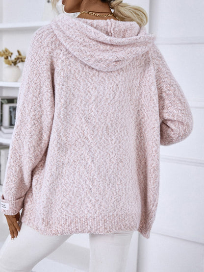 Zip-Up Hooded Sweater The Nichole Collection - Official Site