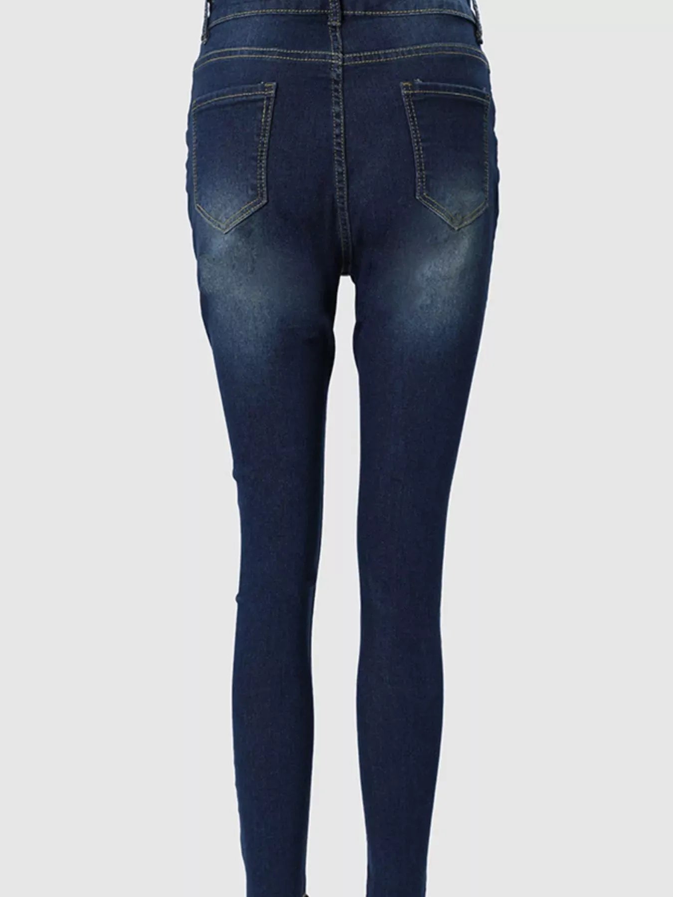 Zipper Front Skinny Jeans The Nichole Collection